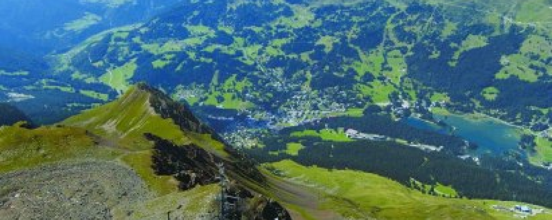 Aussicht vom Rothorn (2865 m ü.M)