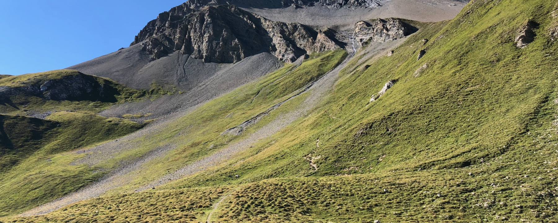 Aufstieg über die Fuorcla Zavretta nach Preda Bergün