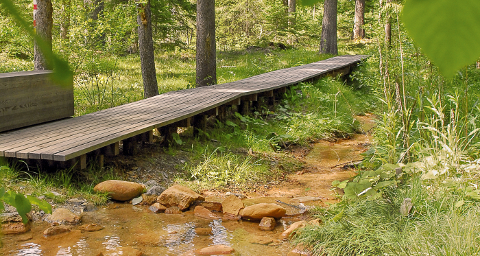 Rözenwald, Wasserweg