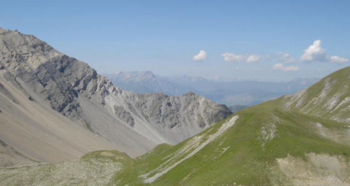 Abstieg Culmet Richtung Alp Sanaspans