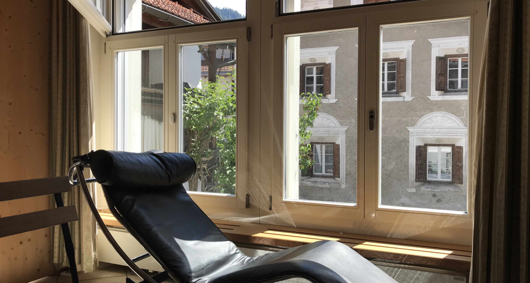Ein Wohnzimmer mit Blick Ein Wohnzimmer mit Blick