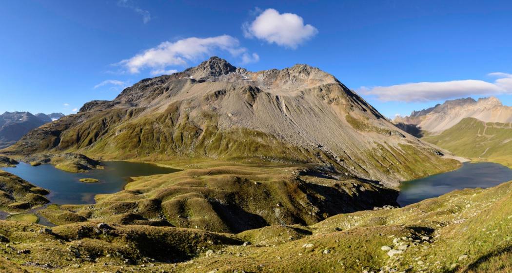 Etappe 13: Lais da Ravais-ch mit Piz Murtelet Etappe 13: Lais da Ravais-ch mit Piz Murtelet