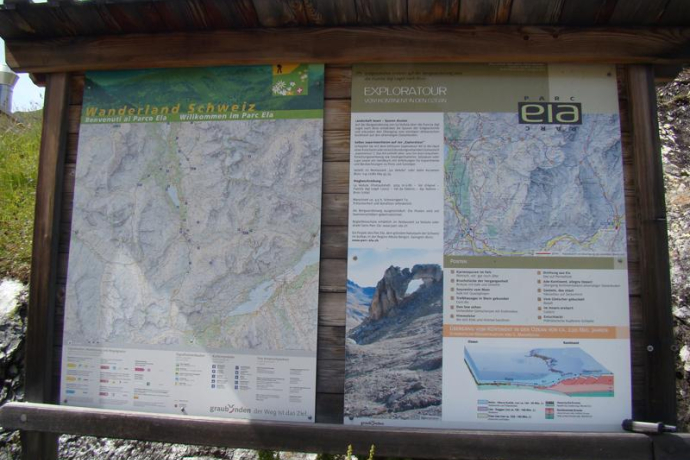 Informationstafel Exploratour