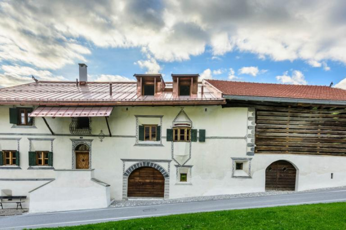 Das Haus Fontana nach der Renovation. Das Haus Fontana nach der Renovation.