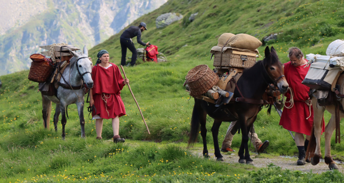 Experimentelle Archäologie auf dem Septimerpass, (c) Maria B. Hug