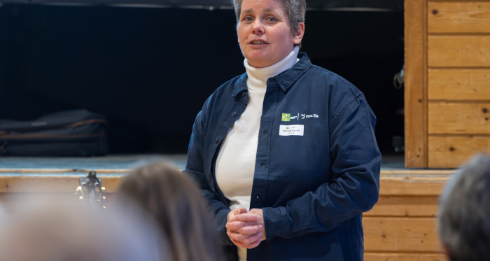 Patrizia Zanini, Präsidentin des Vereins Parc Ela