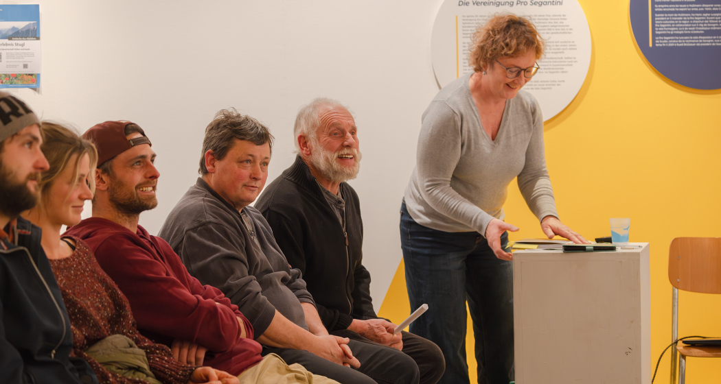 Die Vortragenden Irene Schuler, Wolfgang Schutz und Risch Tscharner (v.r.).