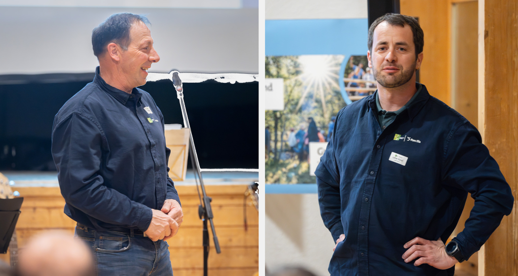 Daniel Ulber (l.) und Lothar Künzli (r.)