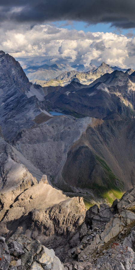 Bergpanorama vom Piz Mitgel © Lorenz A. Fischer Bergpanorama vom Piz Mitgel © Lorenz A. Fischer