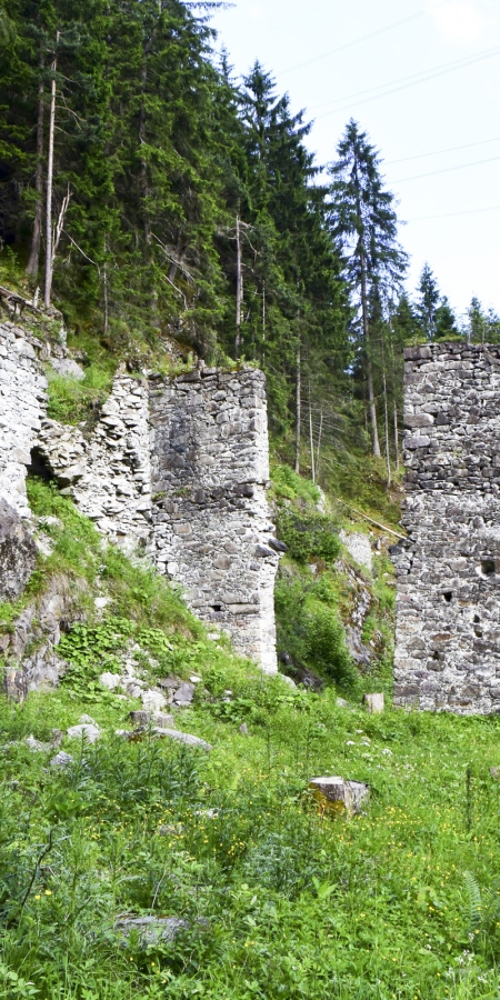 Bergbauruine Bellaluna © Verein Parc Ela