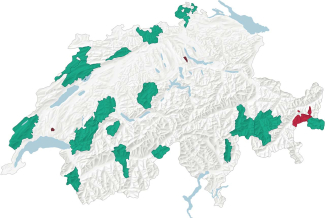 Übersicht Karte Schweizer Pärke © Netzwerk Schweizer Pärke Übersicht Karte Schweizer Pärke © Netzwerk Schweizer Pärke