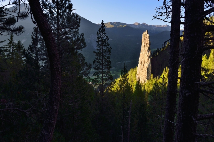 Crap Furò  Crap Furò Naturwaldreservat im Herzen Graubündens