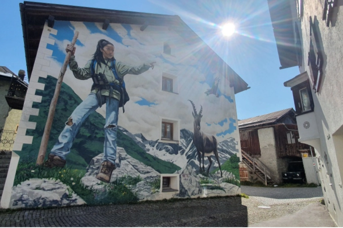 Andiamo Alpine Art Graffiti in Bivio