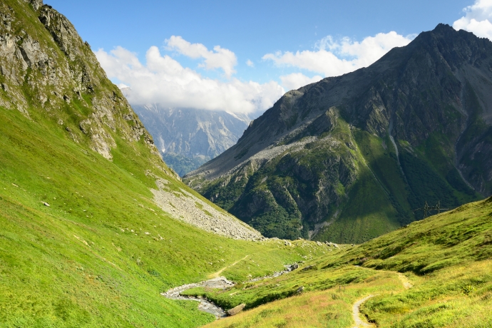 Vom Septimerpass ins Bergell © Lorenz A. Fischer