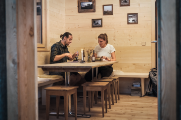 Unterkünfte entlang des Treks