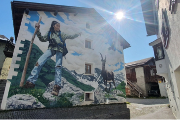 Andiamo Alpine Art Graffiti in Bivio