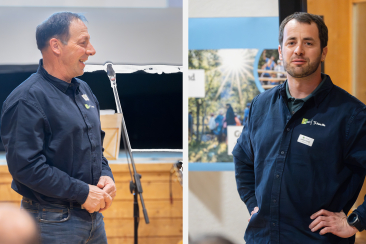 Daniel Ulber (l.) und Lothar Künzli (r.)